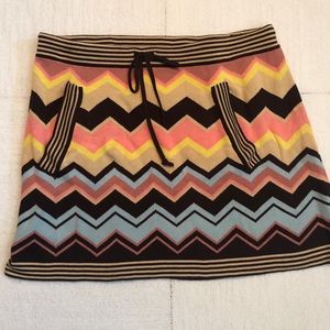 Missoni For Target Chevron Knit Mini Skirt